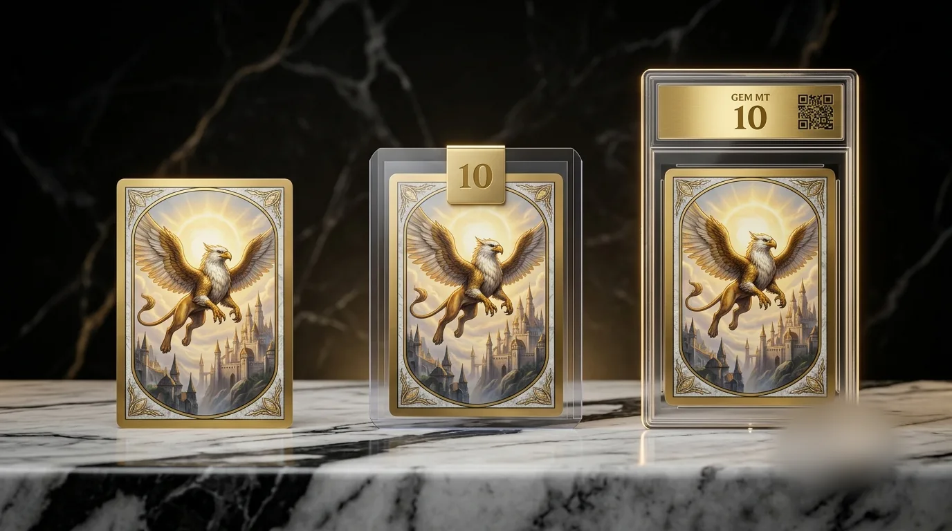 From raw card to graded top-loader to a sealed slab